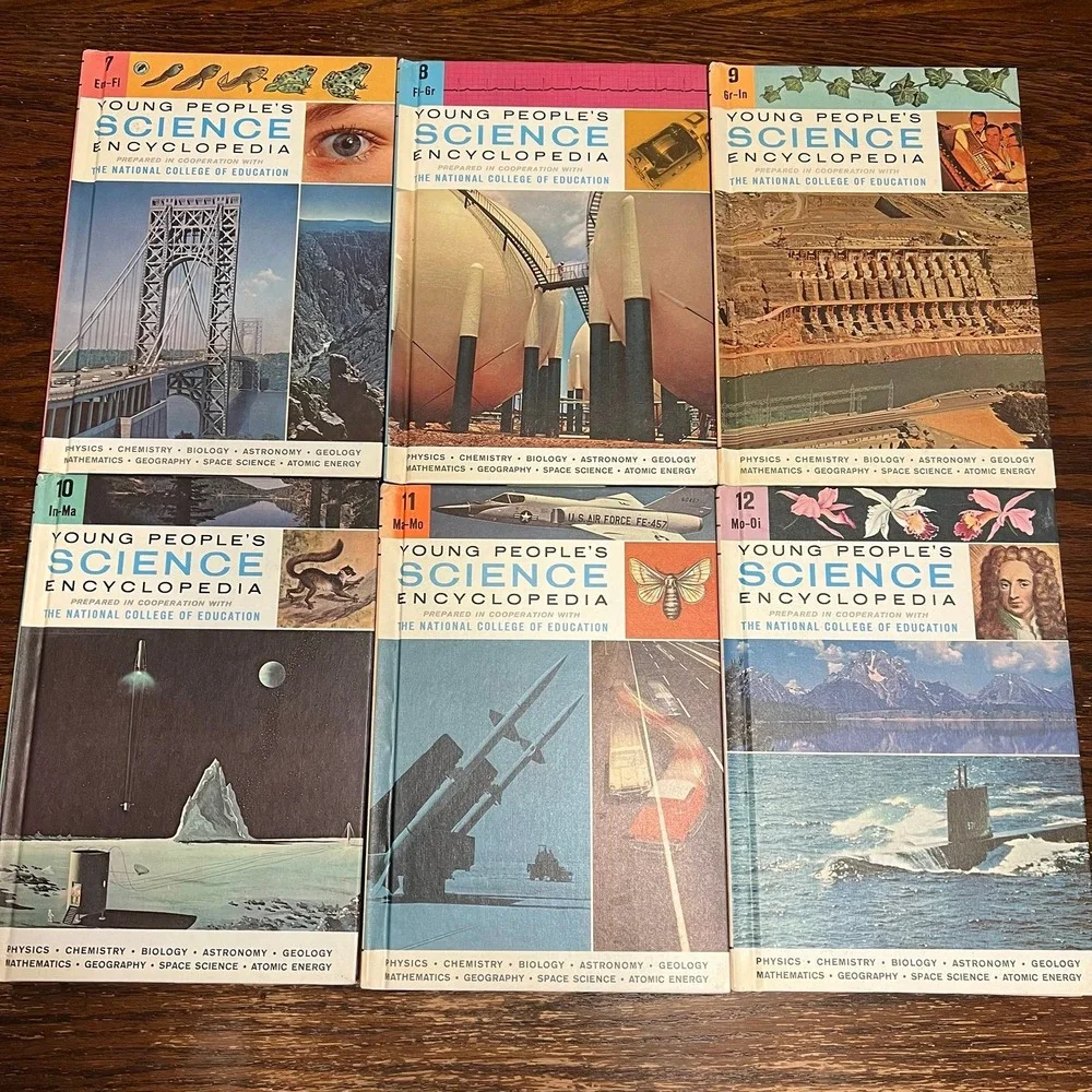 Vintage Young People's Science Encyclopedia 20 Volume Set (x-98)
